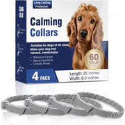 3/4-Pack Calming Pheromone Collars , Adjustable Anxiety Relief for Dogs &amp; Cats