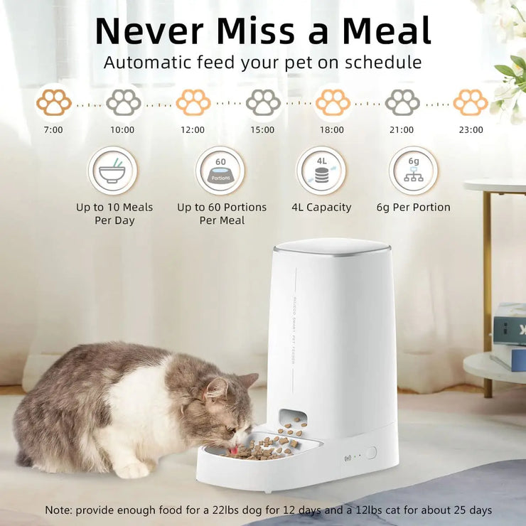 WiFi Pet Camera with Treat Dispenser | Remote Monitor