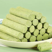 Cat Grass Teeth Cleaning Sticks , Natural Hairball &amp; Dental Care Snack (6pcs)