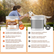 Hip &amp; Joint Chews for Dogs , Glucosamine, Chondroitin &amp; MSM (Duck Flavor)