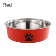 Stainless Steel Pet Bowl with Non-Slip Rubber Base