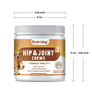 Hip &amp; Joint Chews for Dogs , Glucosamine, Chondroitin &amp; MSM (Duck Flavor)