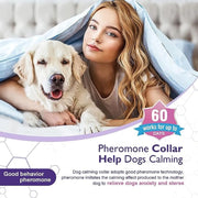 3/4-Pack Calming Pheromone Collars , Adjustable Anxiety Relief for Dogs &amp; Cats